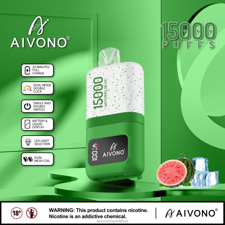 Aivono Latvia - Aivono AIM magic 15 000 arbūzu ledus 4V8XV70